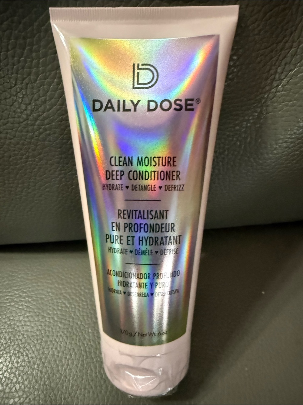 Daily Dose Clean Moisture Deep Conditioner — Pink Holographic Tube